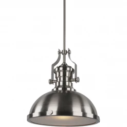Matteo Lighting Cresswell Pendant | Large Nickel