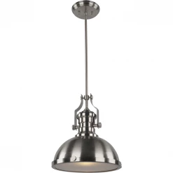 Matteo Lighting Cresswell Pendant | Large Nickel
