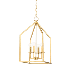 HVL - Mitzi Lena Small Pendant | Gold Leaf