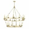HVL - Hudson Valley Allendale 46.75" Chandelier | Aged Brass Lighting