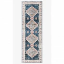 Loloi Heidi Rug 03 | Denim/Blush