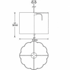 Matteo Lighting Deroga Affair 24" Pendant