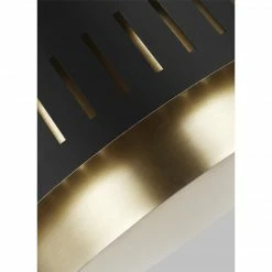 Generation Lighting Carter 1-Light Pendant - Tall | Midnight Black