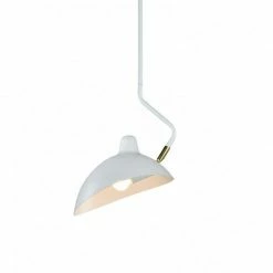 Matteo Lighting Droid 1-Light Pendant | White Pendants