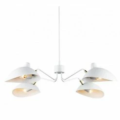 Matteo Lighting Pendants Droid 4-Light Pendant | White