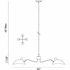Matteo Lighting Pendants Droid 4-Light Pendant | White
