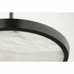 HVL - Hudson Valley Draper Flush Mount | Aged Brass Lighting