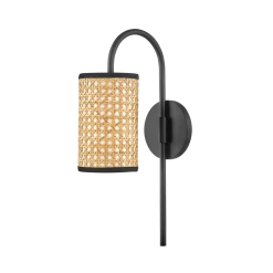 HVL - Mitzi Dolores Wall Sconce | Soft Black Wall Sconces