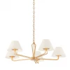 HVL - Troy Lighting Large Ozias Small Pendant | Vintage Gold Leaf