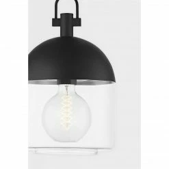 HVL - Troy Lighting Zephyr Pendant | Textured Black Small