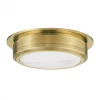 HVL - Hudson Valley Greenport Flush Mount (Large) | Aged Brass