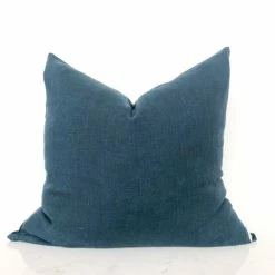 Linen Tales Linen 20" X 20" Pillow | Deep Water Pillows
