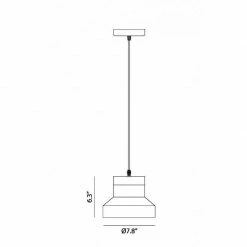 Matteo Lighting Industrial 7.8" Pendant