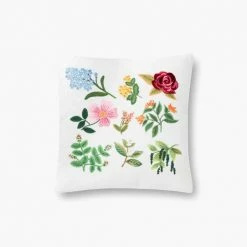Loloi Garden Pillow | White/Multi