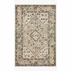 Loloi Beatty Rug 01 | Grey/Ivory Indoor Rugs