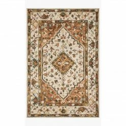 Loloi Beatty Rug 01 | Ivory/Rust Indoor Rugs
