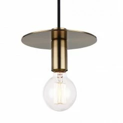 Matteo Lighting Kasa 7.1" Pendant | Aged Gold