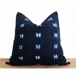 Stitched By Grace Dalton Pillow | Navy/Blue Decor