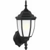 Generation Lighting Bakersville Wall Lantern | Opal Black