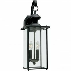 Generation Lighting Jamestowne Wall Lantern (Large) | Black