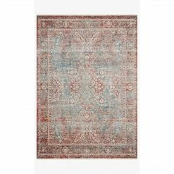 Loloi Elise Rug 04 | Sky/Red