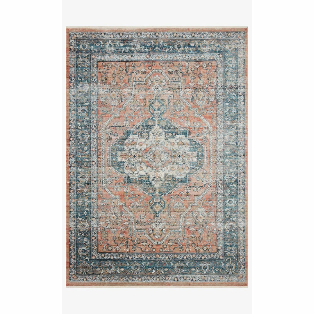 Loloi Elise Rug 01 | Coral/Blue Rugs