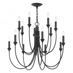 HVL - Troy Lighting Cate Large Pendant | Forged Iron