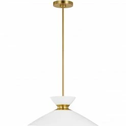 Generation Lighting Heath 18.5" Pendant | Burnished Brass