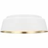 Generation Lighting Asher Flush Mount | Matte White