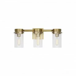 Generation Lighting Garrett 3-Light Vanity | Burnished Brass