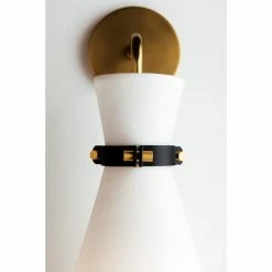 HVL - Mitzi Julia Wall Sconce | Brass/ Black