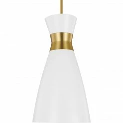 Generation Lighting Heath 8" Pendant | Burnished Brass