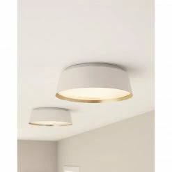 Generation Lighting Asher Flush Mount | Matte White