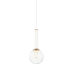 Matteo Lighting Stellar Pendant | Small Gold Brass/Clear