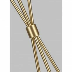 Generation Lighting Penny Floor Lamp | Burnished Brass