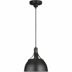 Generation Lighting Logan 11.8" Pendant | Aged Iron