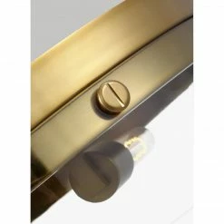 Generation Lighting Garrett Large Flush Mount | Burnished Brass