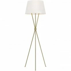 Generation Lighting Penny Floor Lamp | Burnished Brass