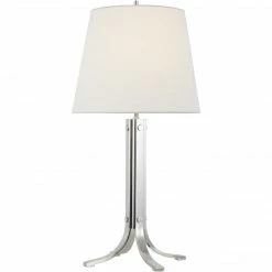 Generation Lighting Logan Table Lamp | Polished Nickel