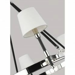 Generation Lighting Katie 8-Light Chandelier | Polished Nickel