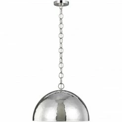 Generation Lighting Whare 24" Pendant | Polished Nickel