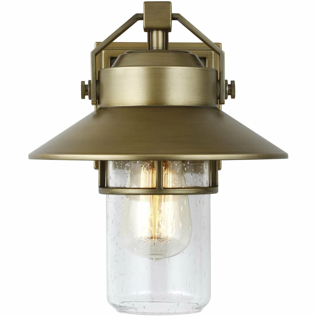 Generation Lighting Boynton Wall Lantern (Small) | Painted Distressed Brass