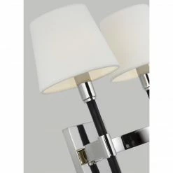 Generation Lighting Katie Double Wall Sconce | Polished Nickel