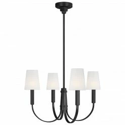 Generation Lighting Logan 4-Light Chandelier | Aged Iron