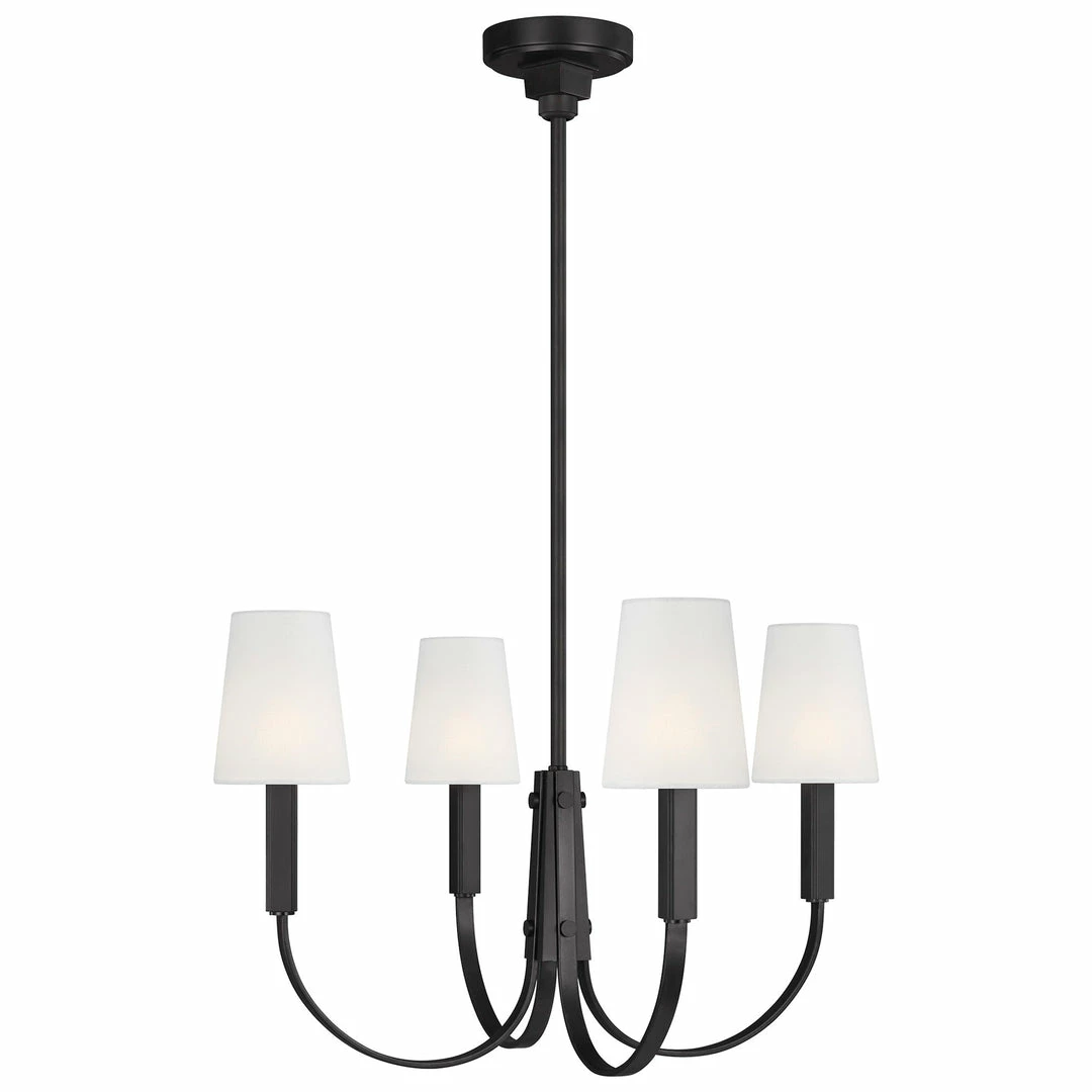 Generation Lighting Logan 4-Light Chandelier | Aged Iron