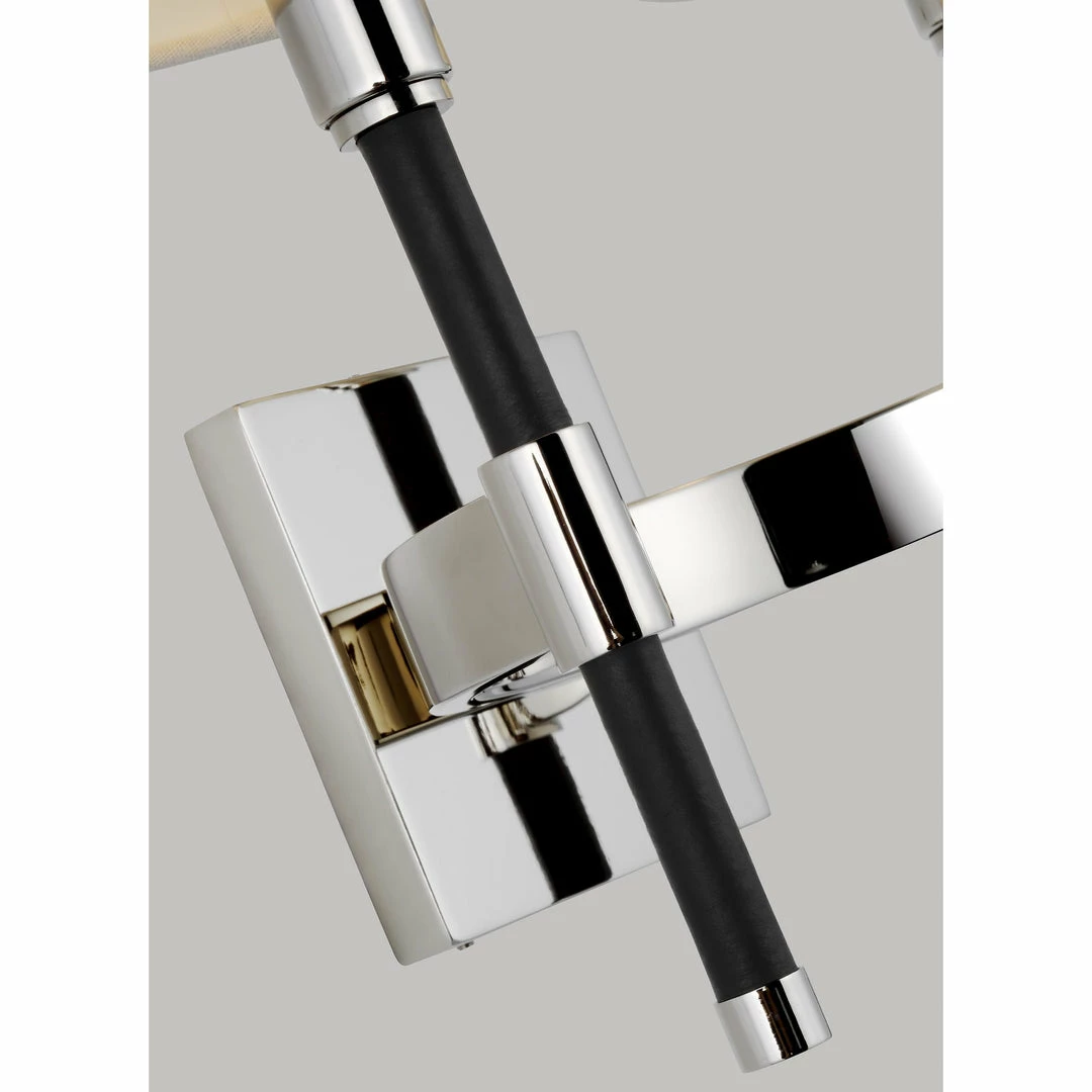 Generation Lighting Katie Double Wall Sconce | Polished Nickel