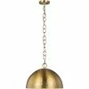Generation Lighting Whare 15" Pendant | Burnished Brass