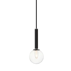 Matteo Lighting Stellar Pendant | Small Black/Clear