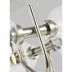 Generation Lighting Verne Semi Flush Mount | Polished Nickel