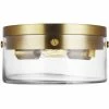 Generation Lighting Garrett Small Flush Mount | Burnished Brass